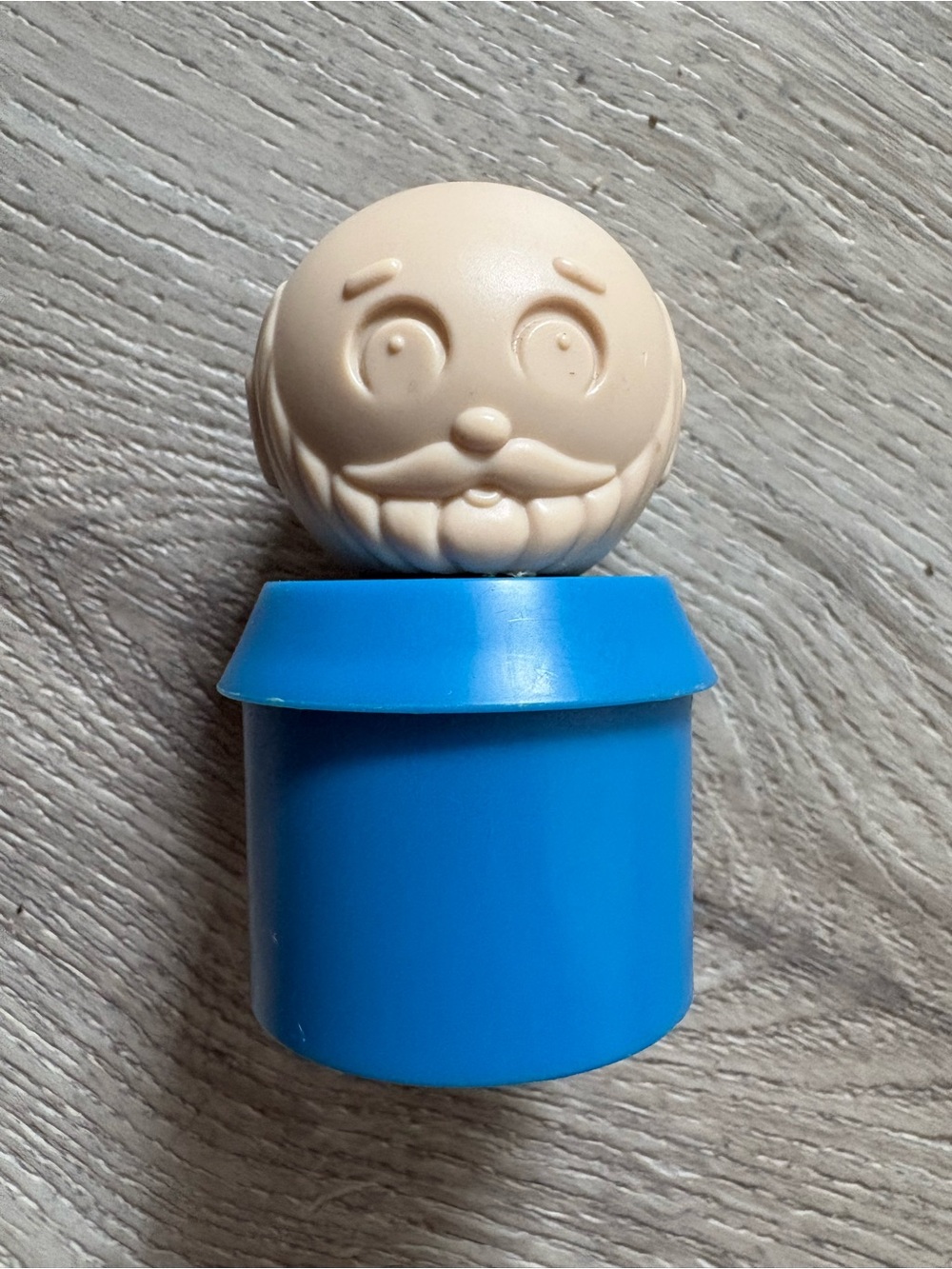 Vintage Tupperware Character Toy - Cream Head